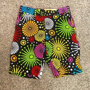 Women's Loud Mouth Geometric Golf Shorts Size 30